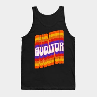 Auditor - Retro Font Tank Top